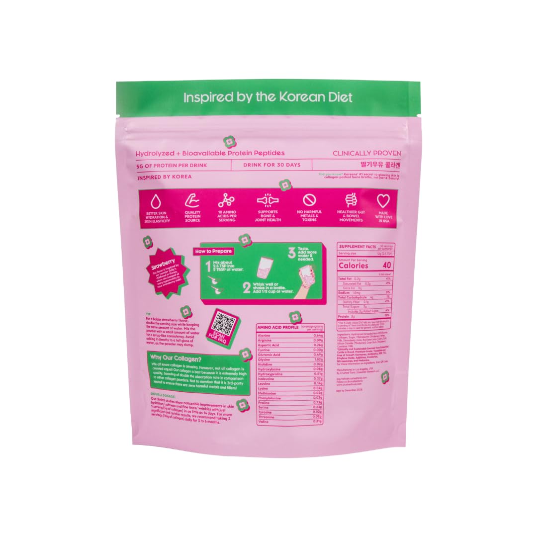 Crushed Tonic Korean Beauty Collagen Powder, 1 Ounce