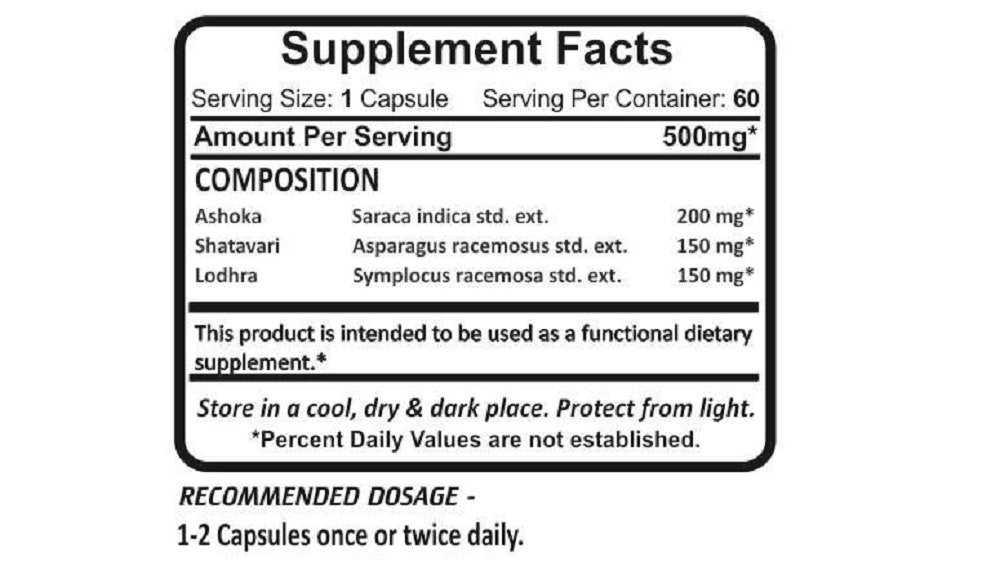 Planet Ayurveda Female Health Support Capsules, Pack of 2