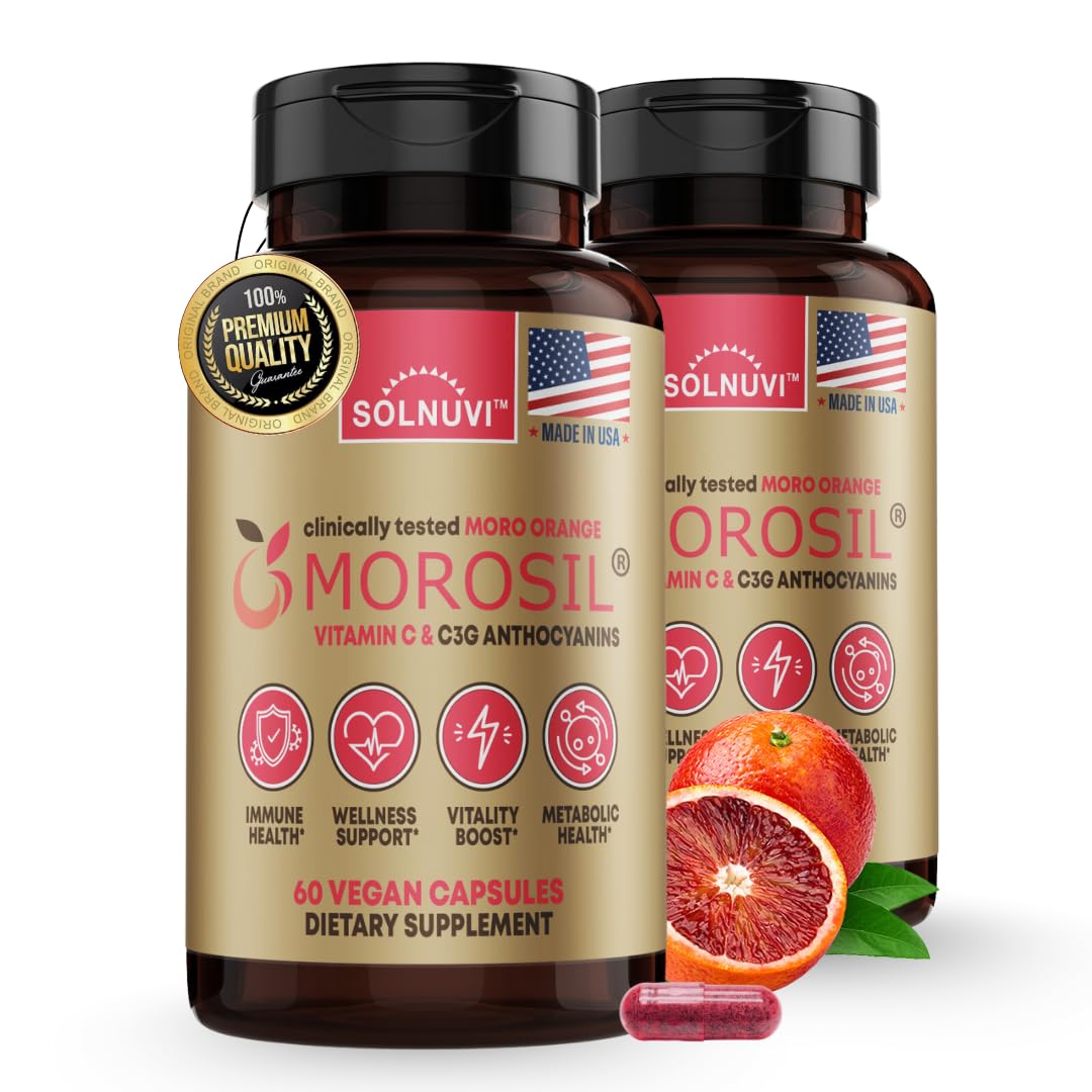 SOLNUVI Morosil Clinically Tested C3G Supplement 60 Capsules