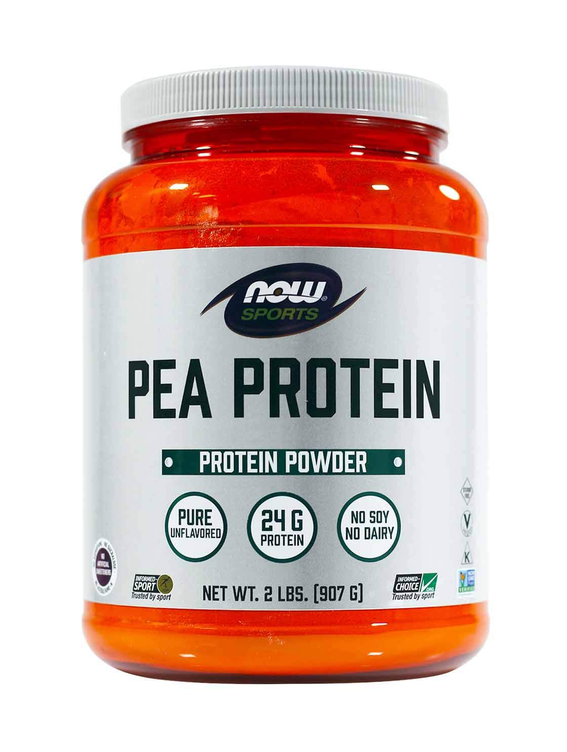 NOW Foods Pea Protein Powder Natural Unflavored 32