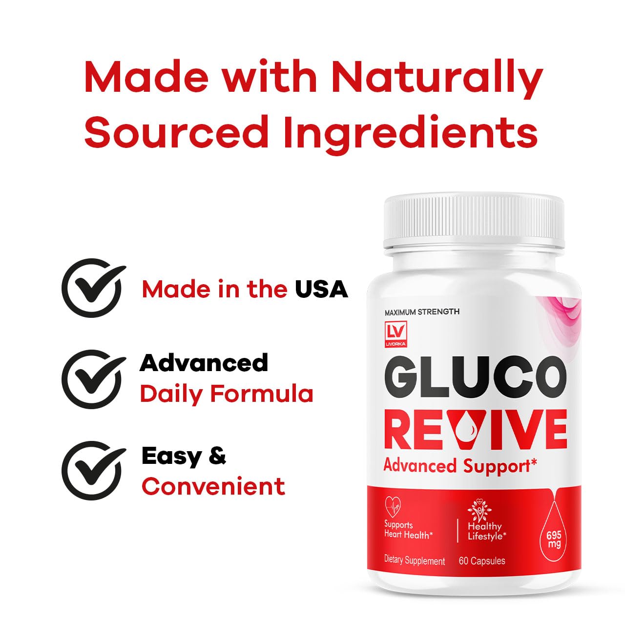 LIVORKA Gluco Revive Capsules 120 Capsules