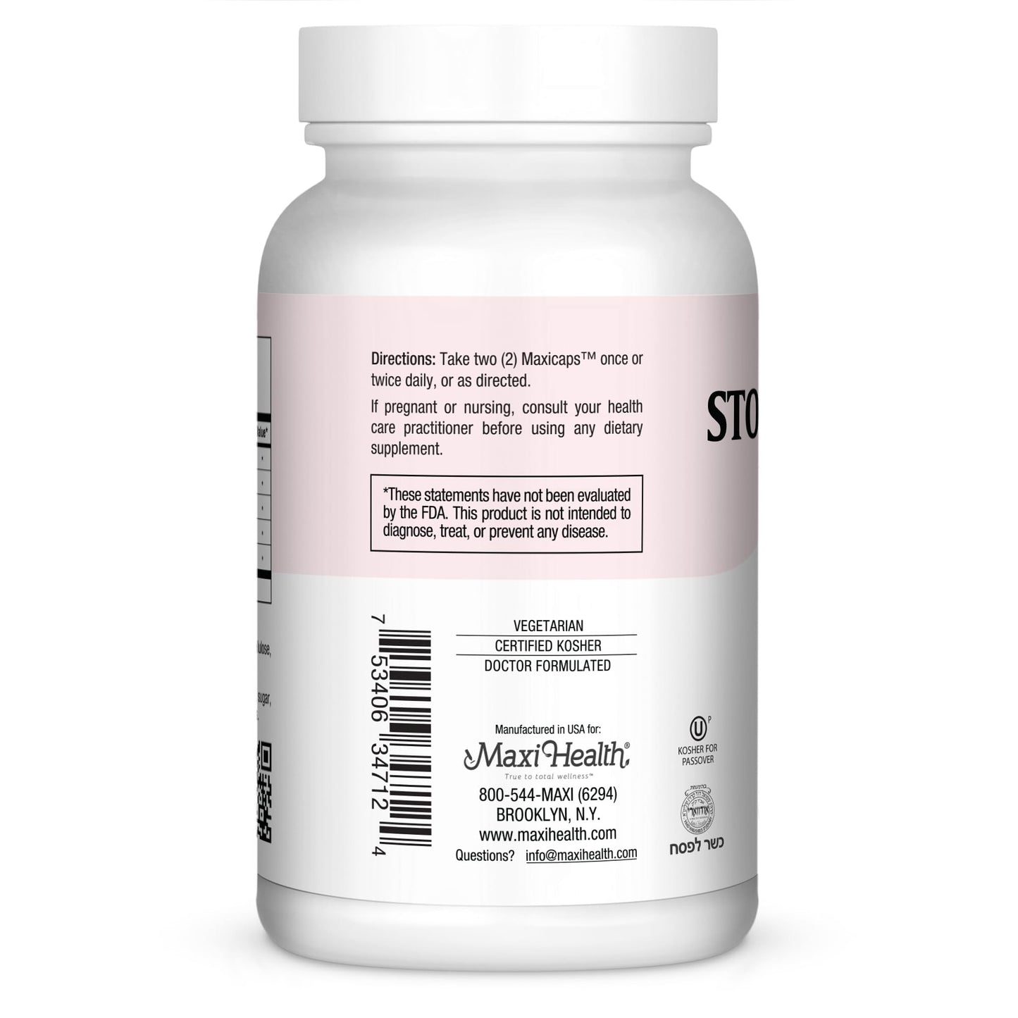 Maxi Health Stomach Soothe Capsules, 120 Count