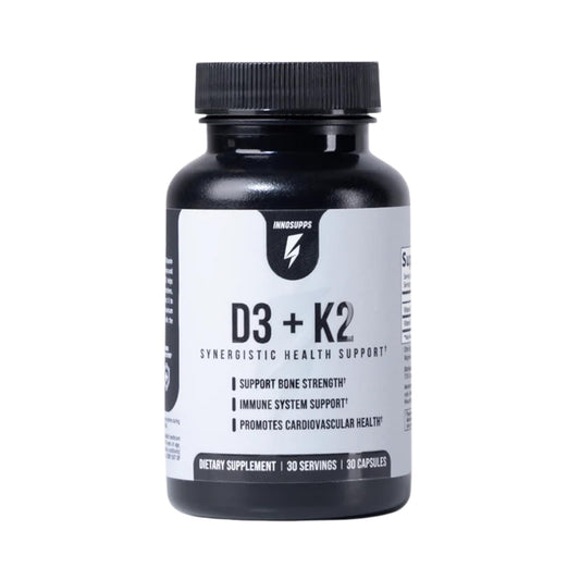 InnoSupps D3+K2 Vitamin K2 and D3 Supplement with Magnesium Capsules 30