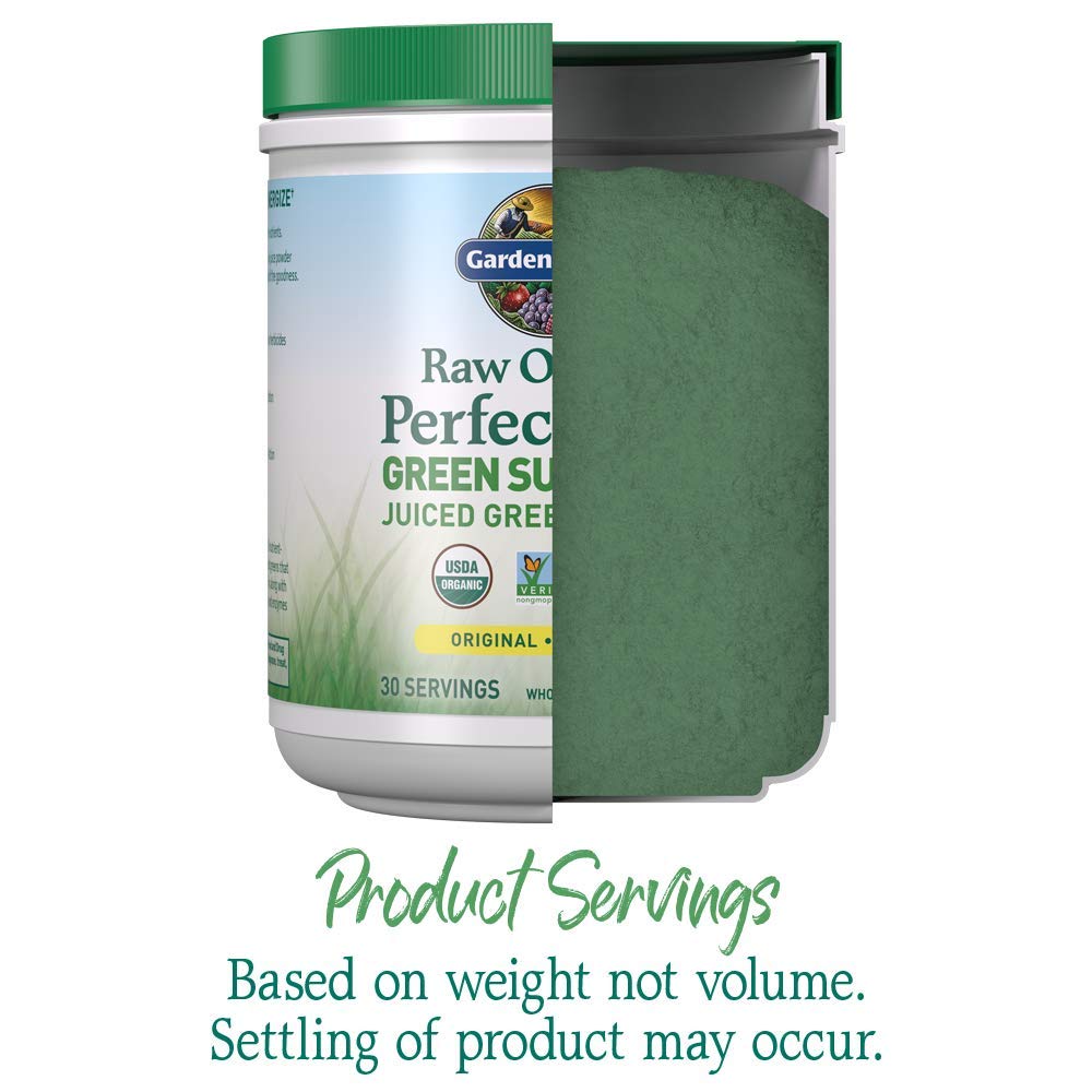 Garden of Life RAW Organic Perfect Food Juiced Greens Powder, 7.3 oz