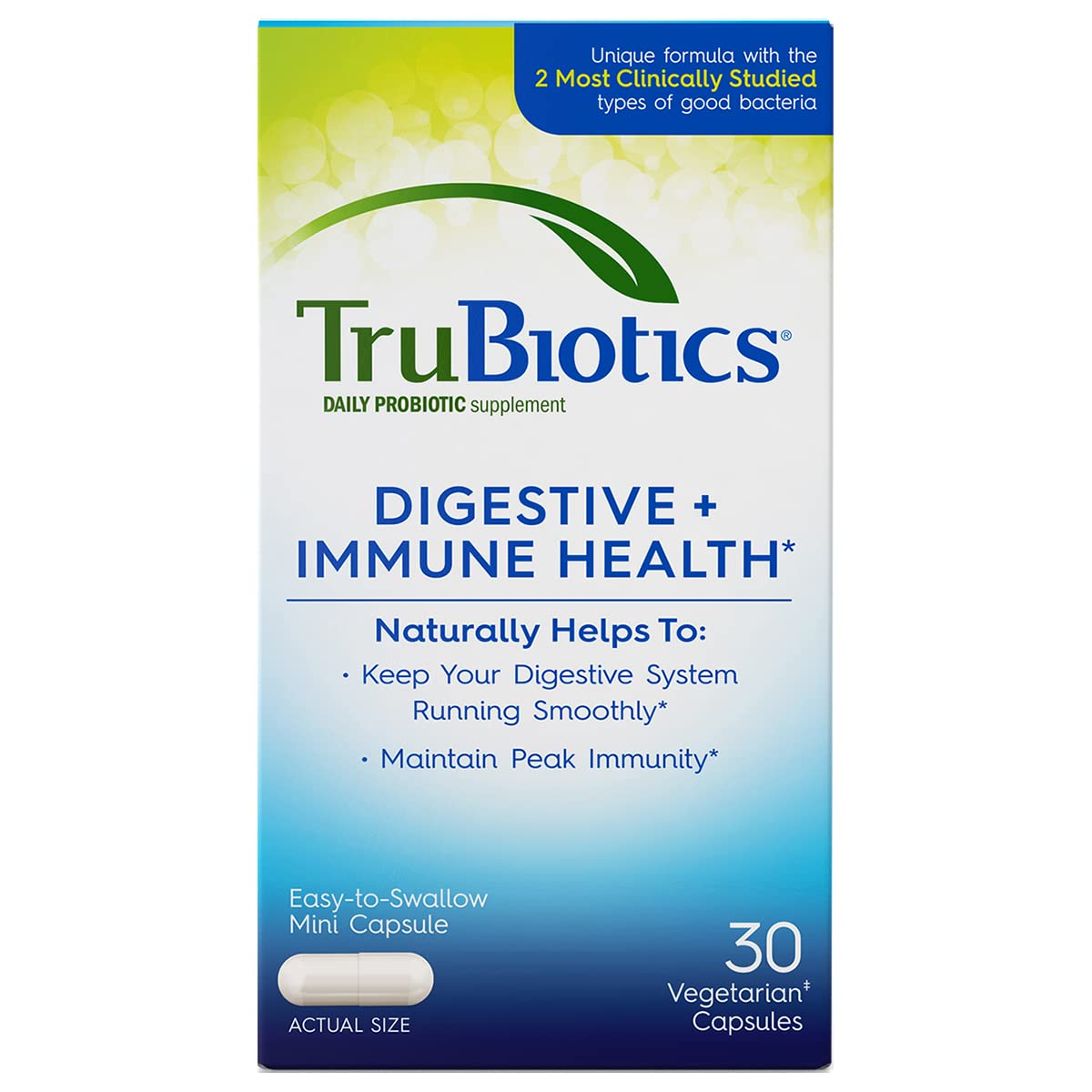 TruBiotics Daily Probiotic Capsules 30