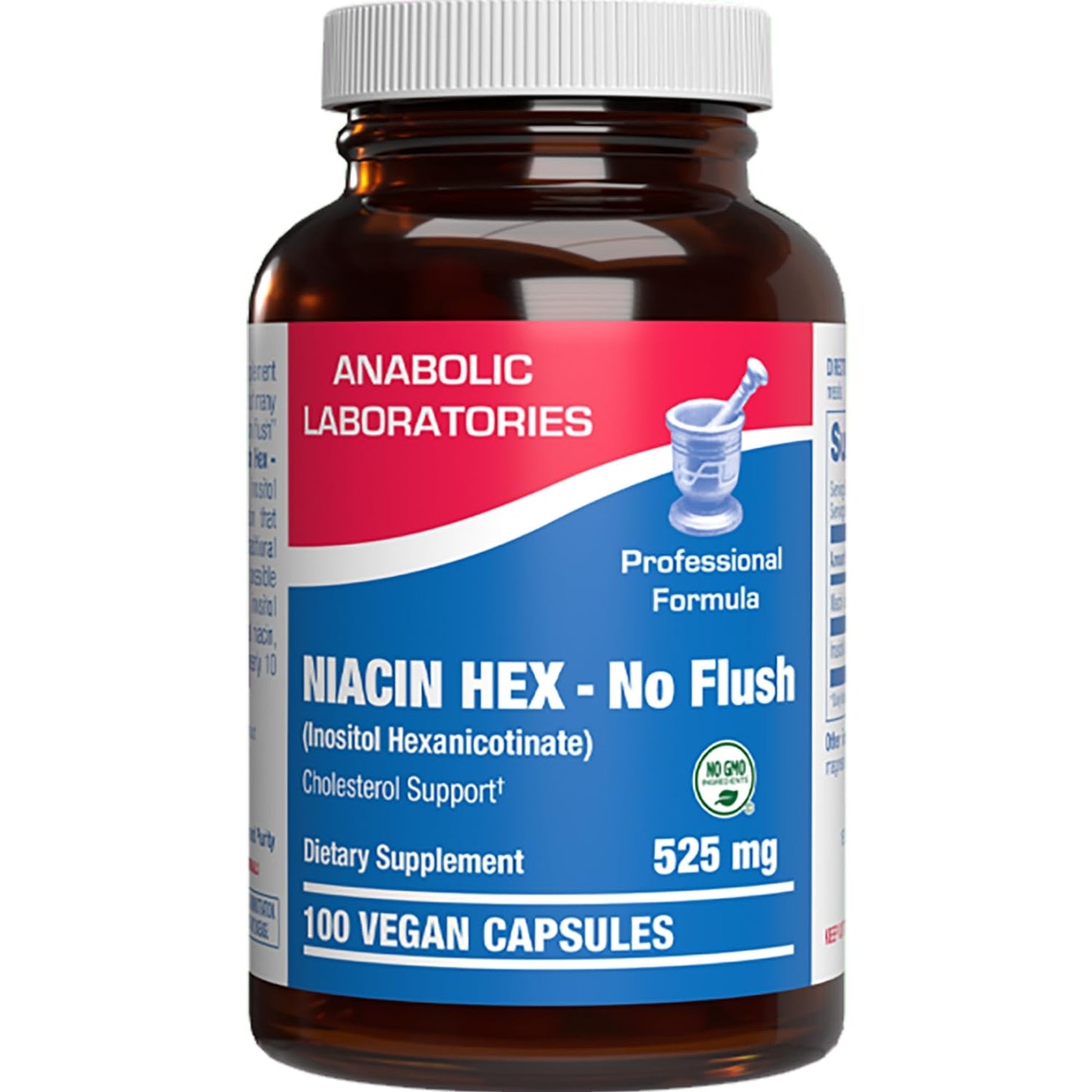 Anabolic Laboratories Flush Free Niacin Vitamin B3 High Absorption Capsules 100 Count