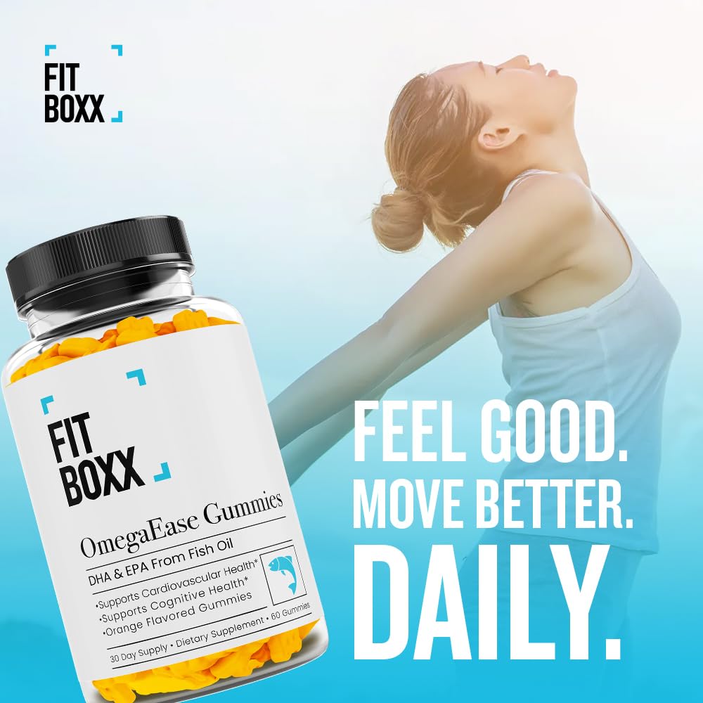 Fit Boxx OmegaEase Omega 3, 60 Capsules