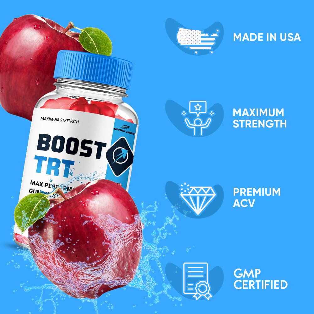 Shark Labs Boost TRT Gummies, 30 Gummies