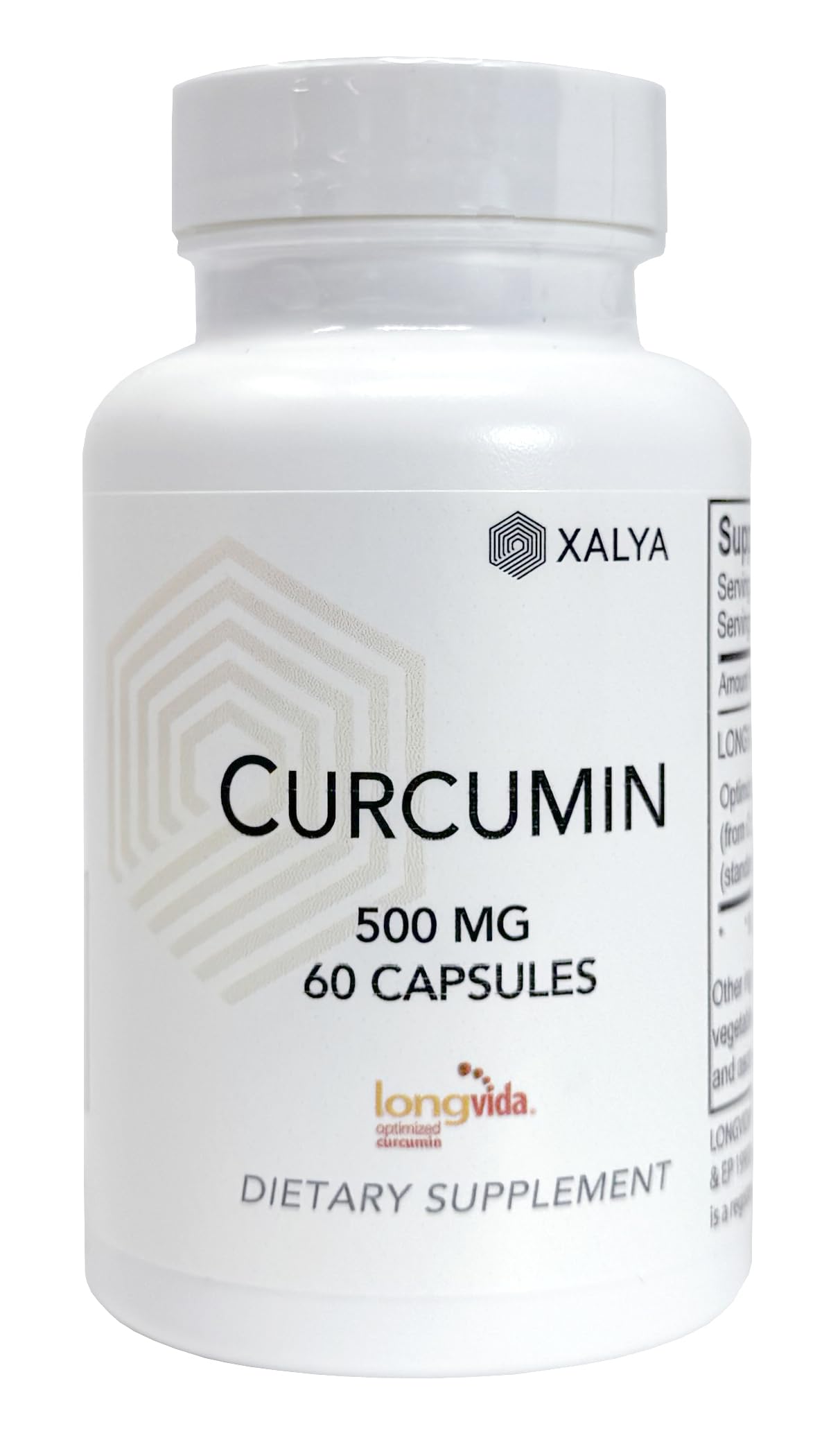Xalya Longvida Curcumin 500 mg Capsule 60 Count