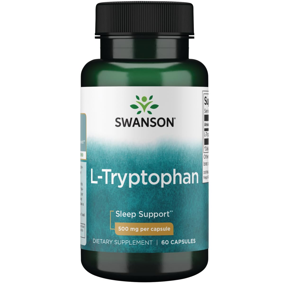 Swanson L-Tryptophan Capsule, 60 Count