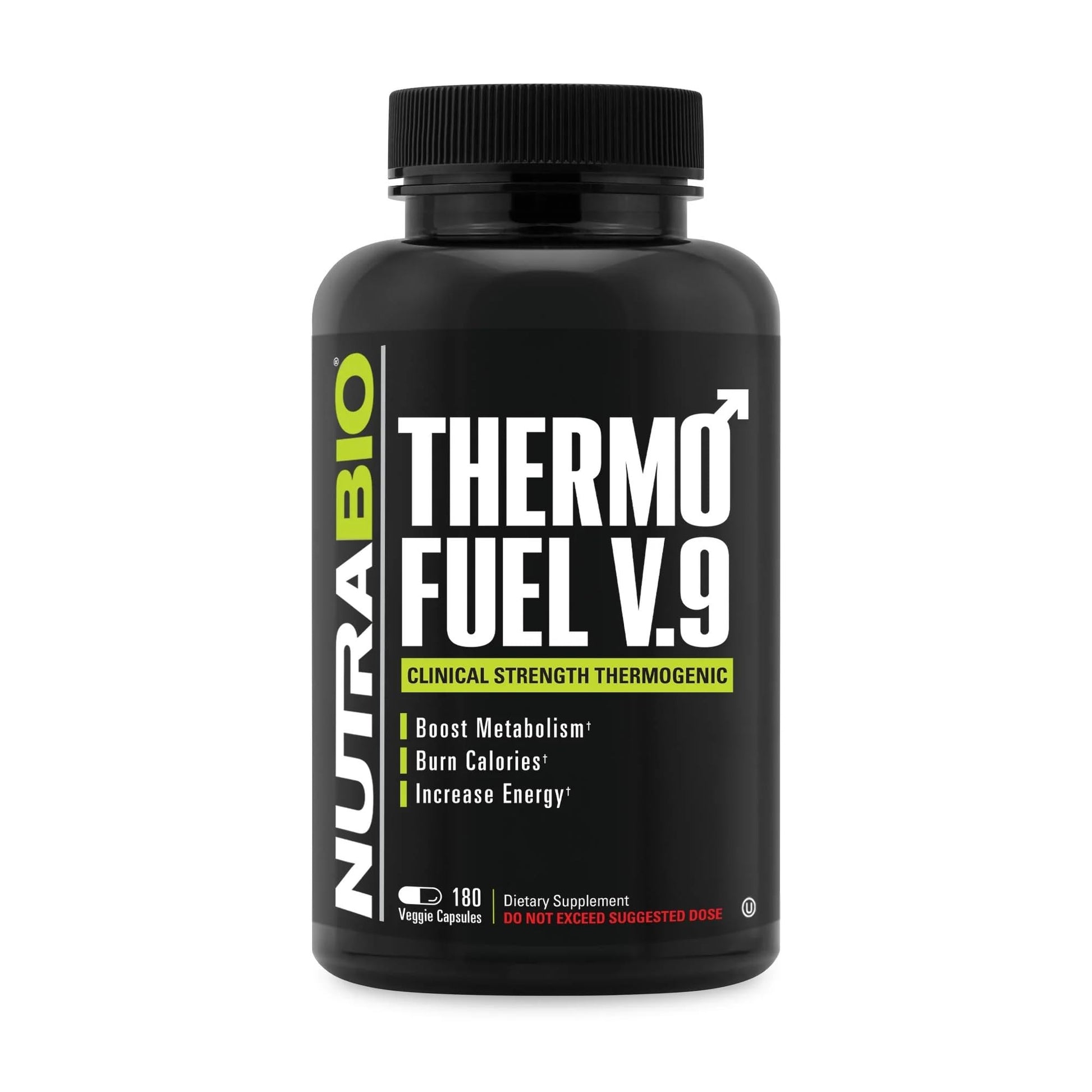 NutraBio ThermoFuel for Men and Women Capsules 180 Count