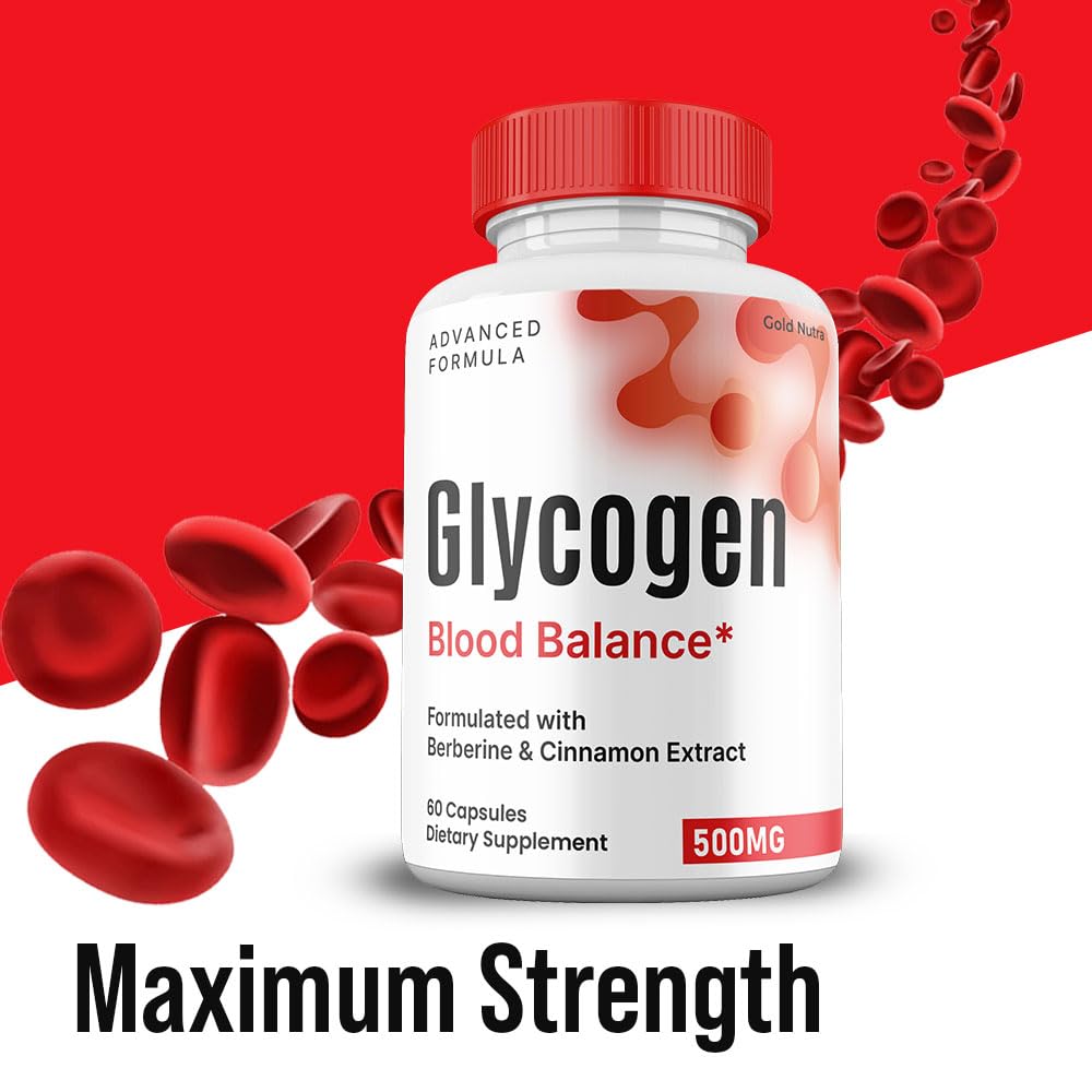 Gold Nutra Glycogen Blood Balance Capsules, 5 Count