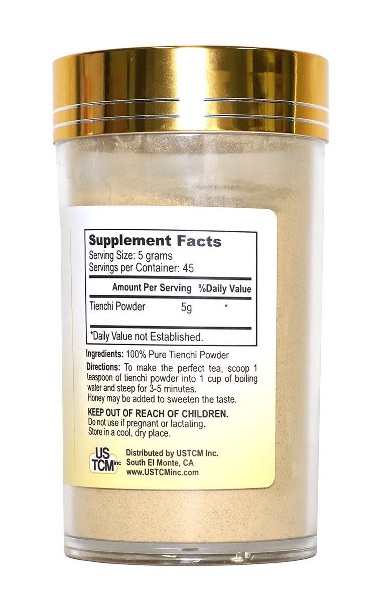 USTCM Tienchi Powder Pseudoginseng Notoginseng Sanqi 120mesh 1 Count
