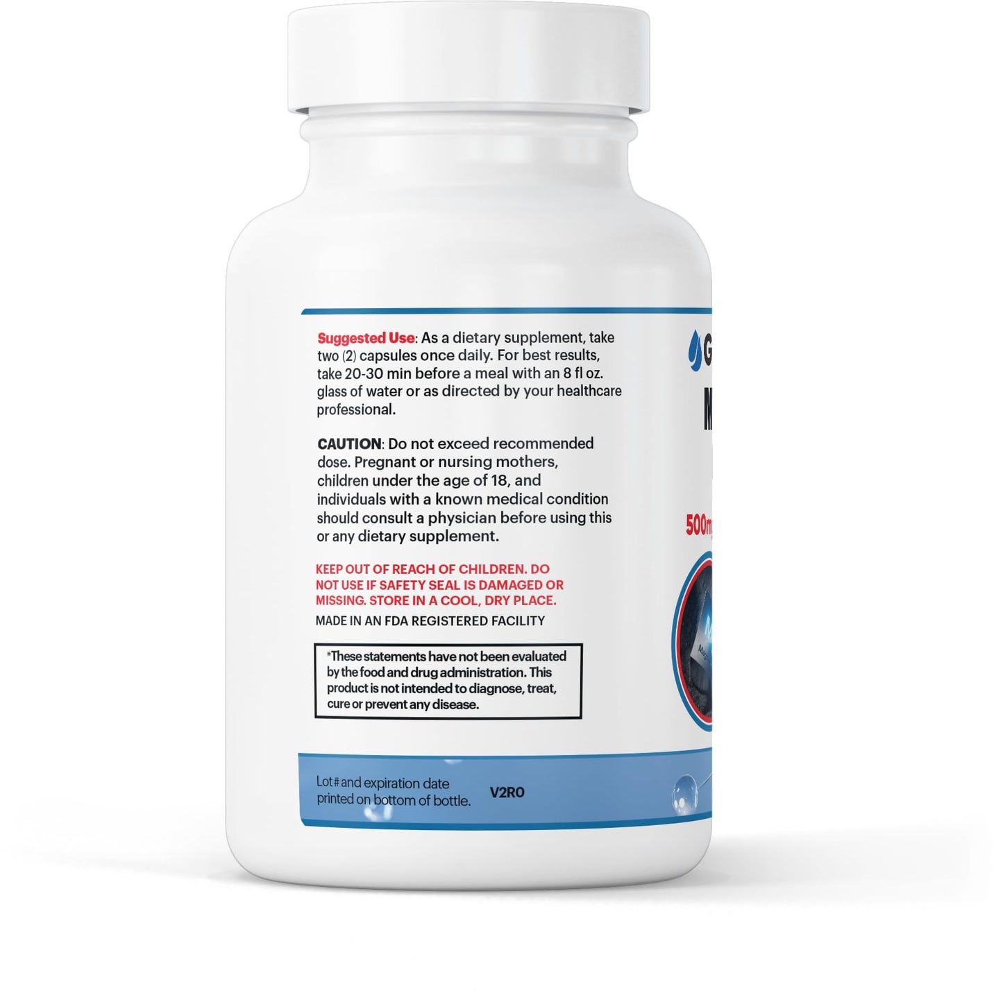 GenuinePurity Magnesium Complex with Aquamin Capsule, 60 Count