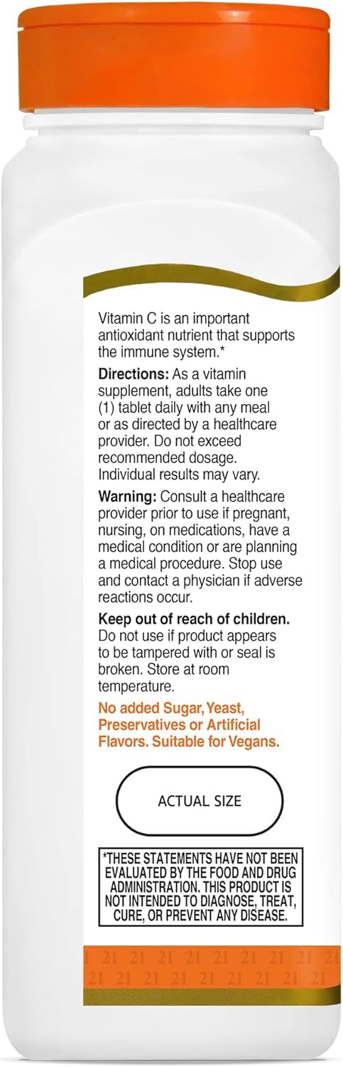 21st Century Vitamin C 1000 mg Tablets, 110 Count