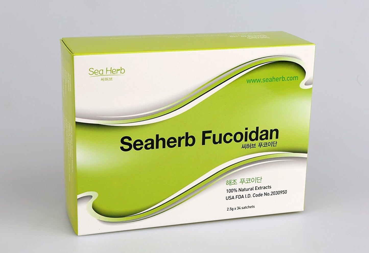 SeaHerb Fucoidan Powder, 85g (34 Sachets)