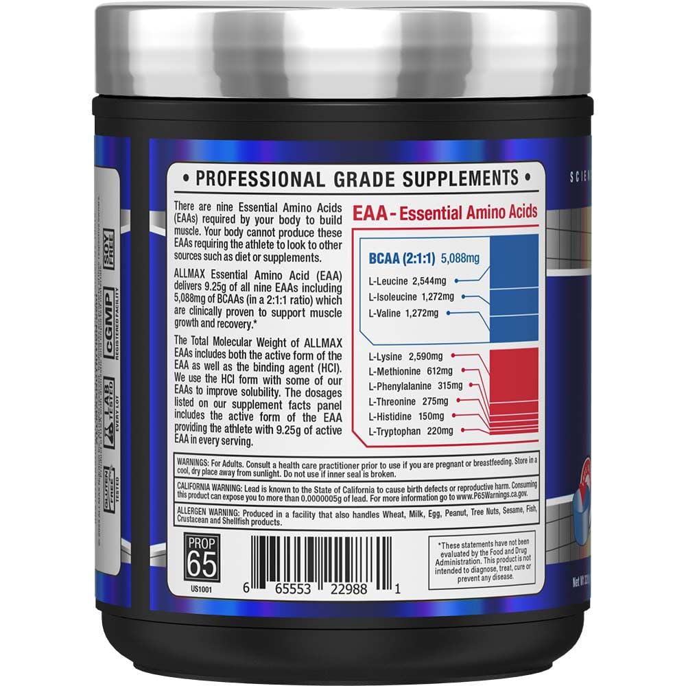 ALLMAX Essentials EAA Powder 11 oz