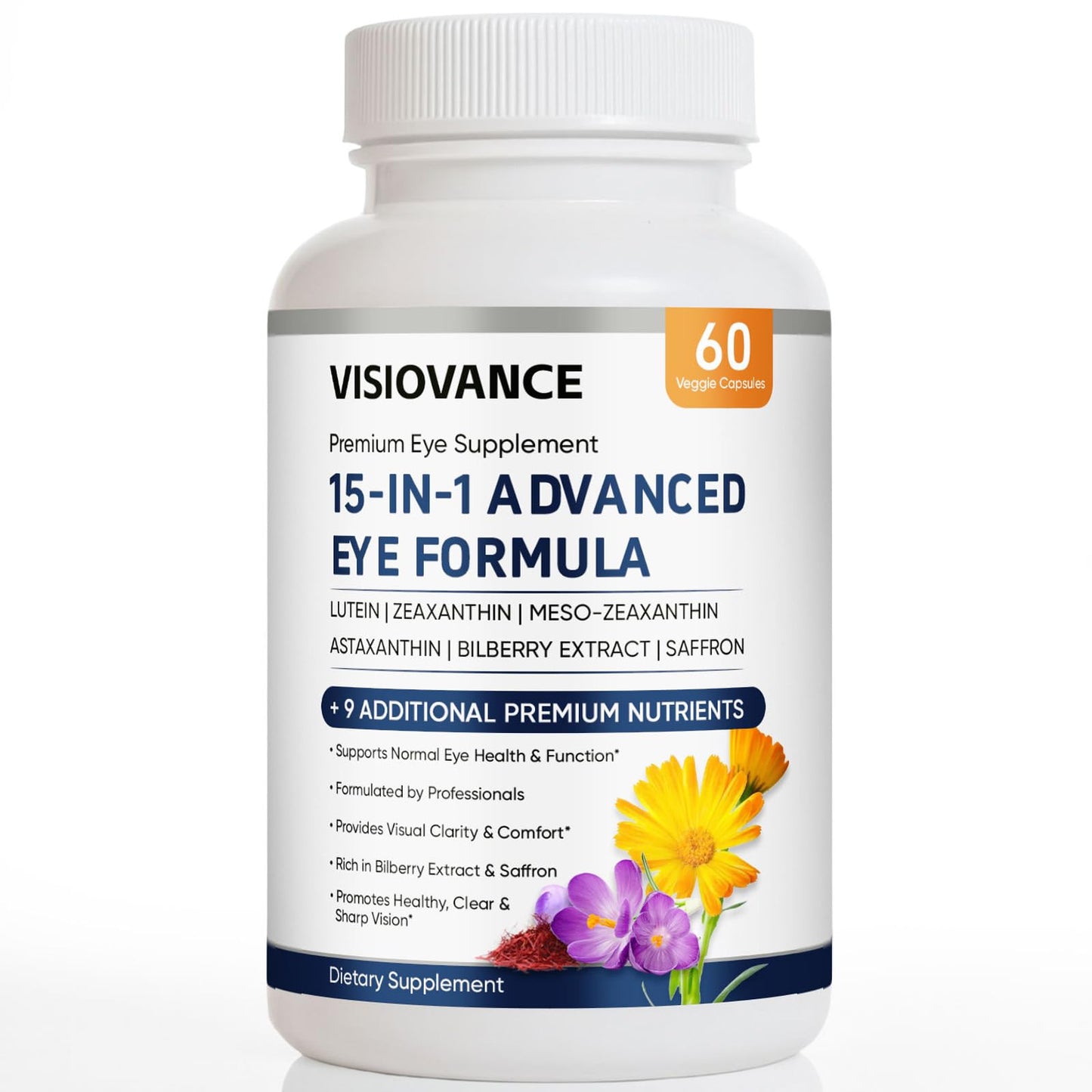 Lexenic VisioVance 15 in 1 Advanced Eye Formula Capsule 1 Count