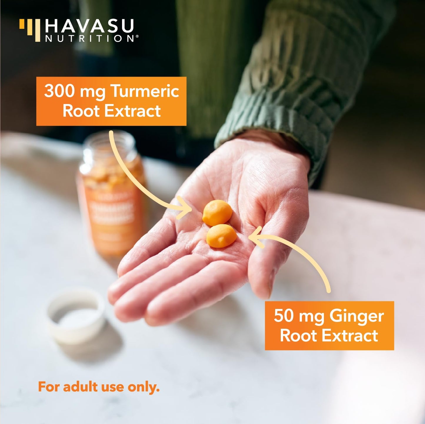 HAVASU NUTRITION Turmeric Gummies 60 Count