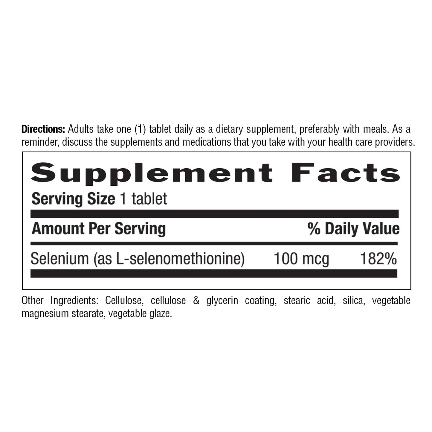 Country Life Selenium Yeast Free 100 mcg Tablets 180 Count
