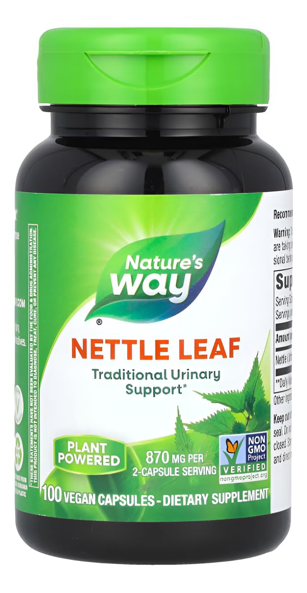 Nature's Way Nettle Herb Capsules 100 Count
