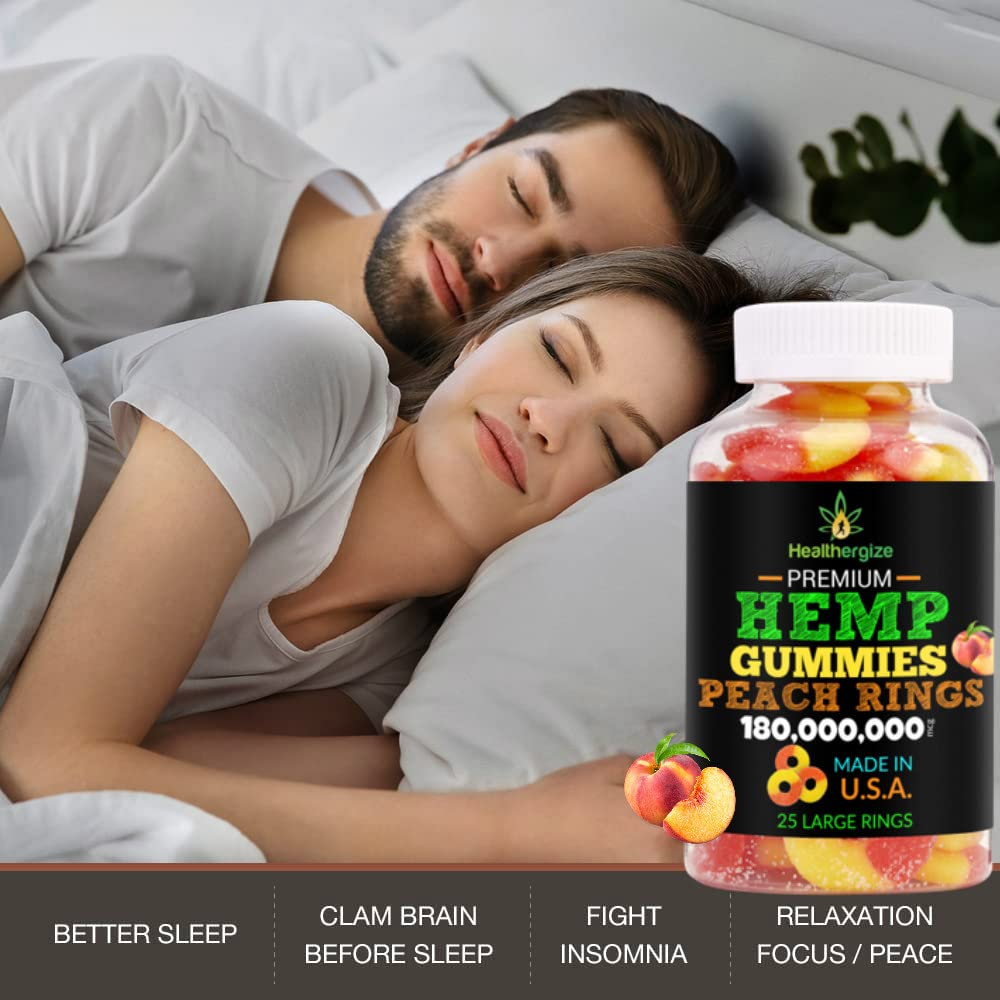 Healthergize Hemp Gummies Tablet 25 Count