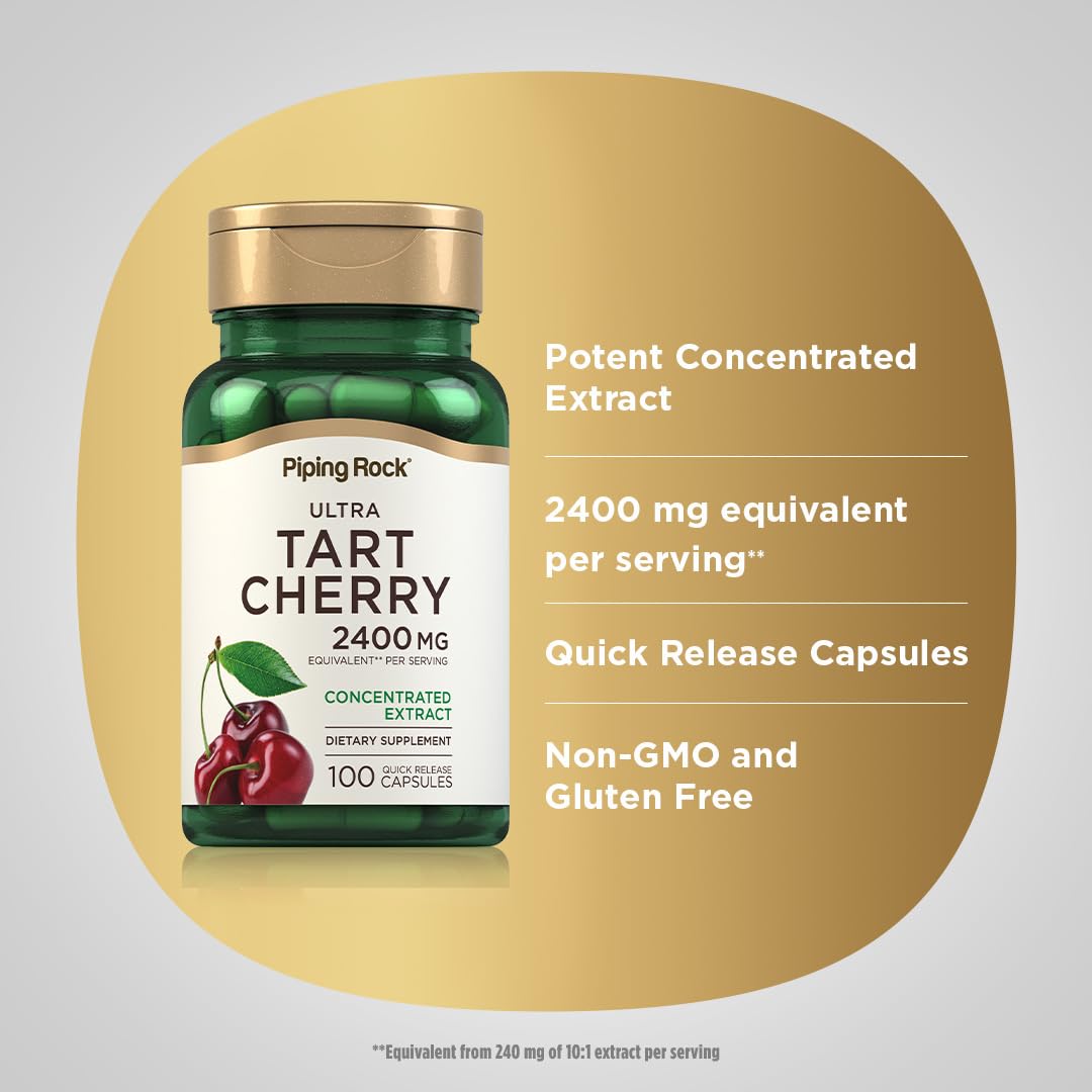 Piping Rock Tart Cherry Capsules 100 Count