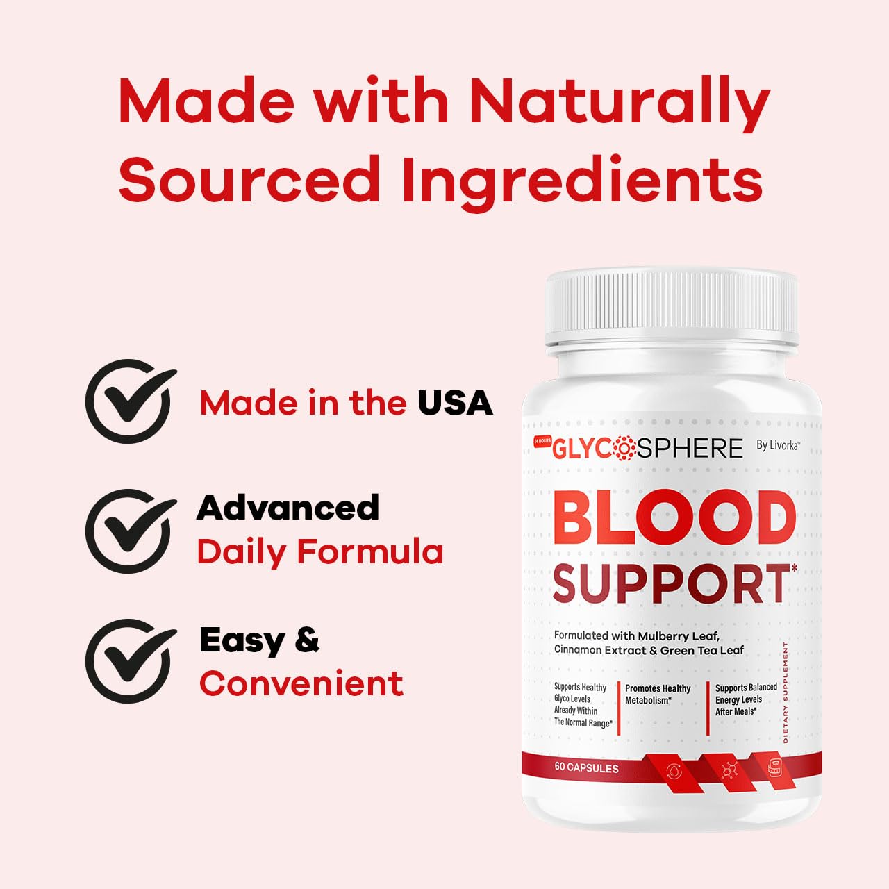 LIVORKA Glyco Sphere Capsules 180 Capsules