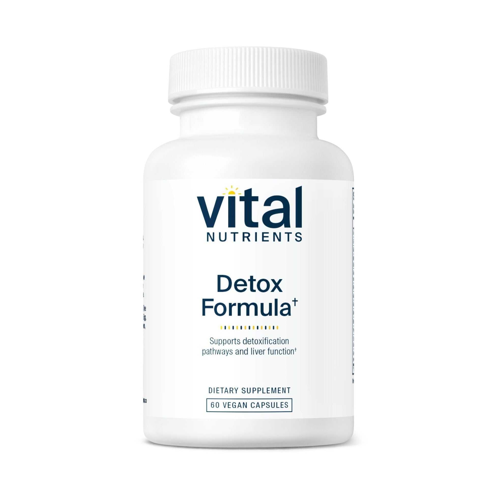 Vital Nutrients Detox Formula - Vegan Liver Detox - Antioxidant Supplement Promotes Liver & Detoxification Support - Gluten, Dairy, Soy Free - Non-GMO 60 Capsules