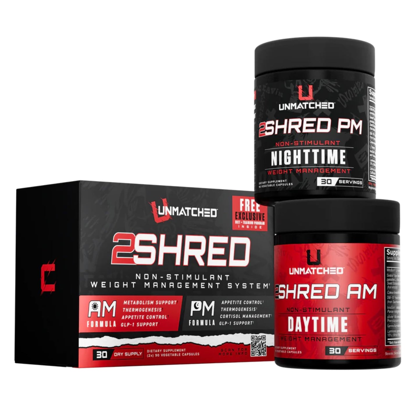Unmatched 2Shred AM + PM Weight Management Support 180 Capsules