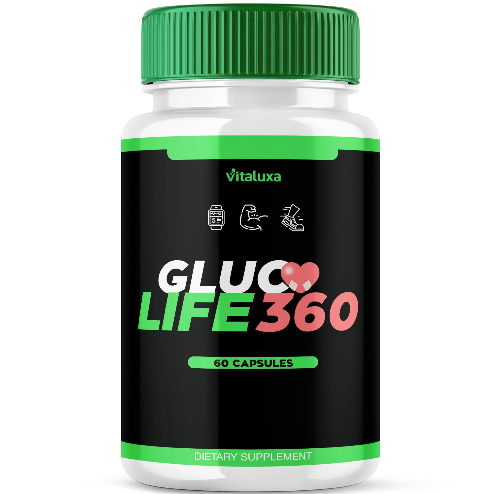 Vitaluxa Gluco Life 360 Capsules, 60 Count