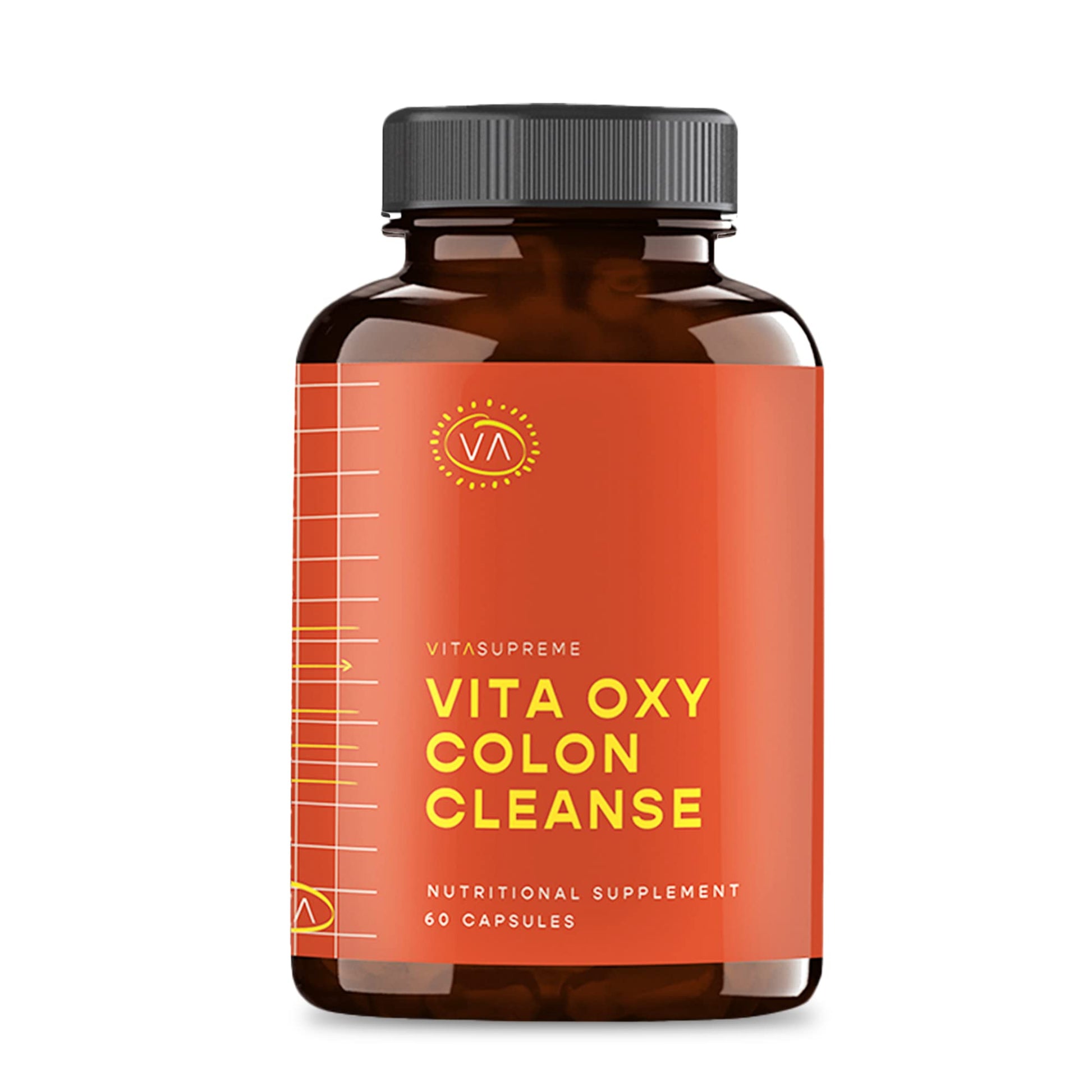VITASUPREME Vita Oxy Colon Cleanse for Women & Men with Magnesium & Citric Acid Anhydrous, Non-GMO, Gluten-Free, Vegan Capsules, 60 Capsules