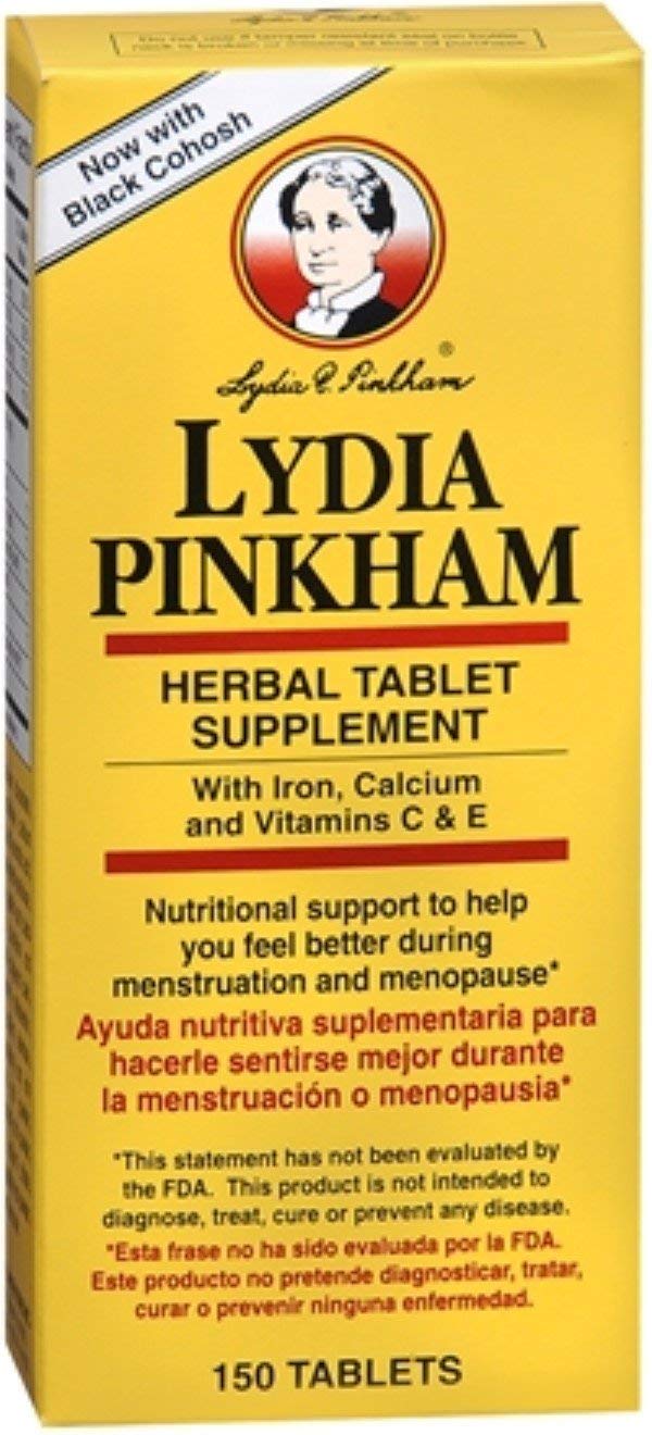 Lydia Pinkham Herbal Tablet Supplement 6 Tablets