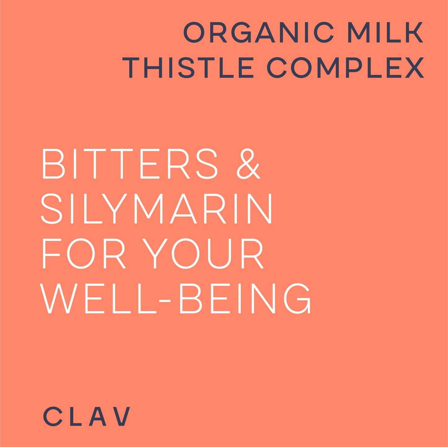 CLAV Organic Milk Thistle & Artichoke Complex Capsules, 120