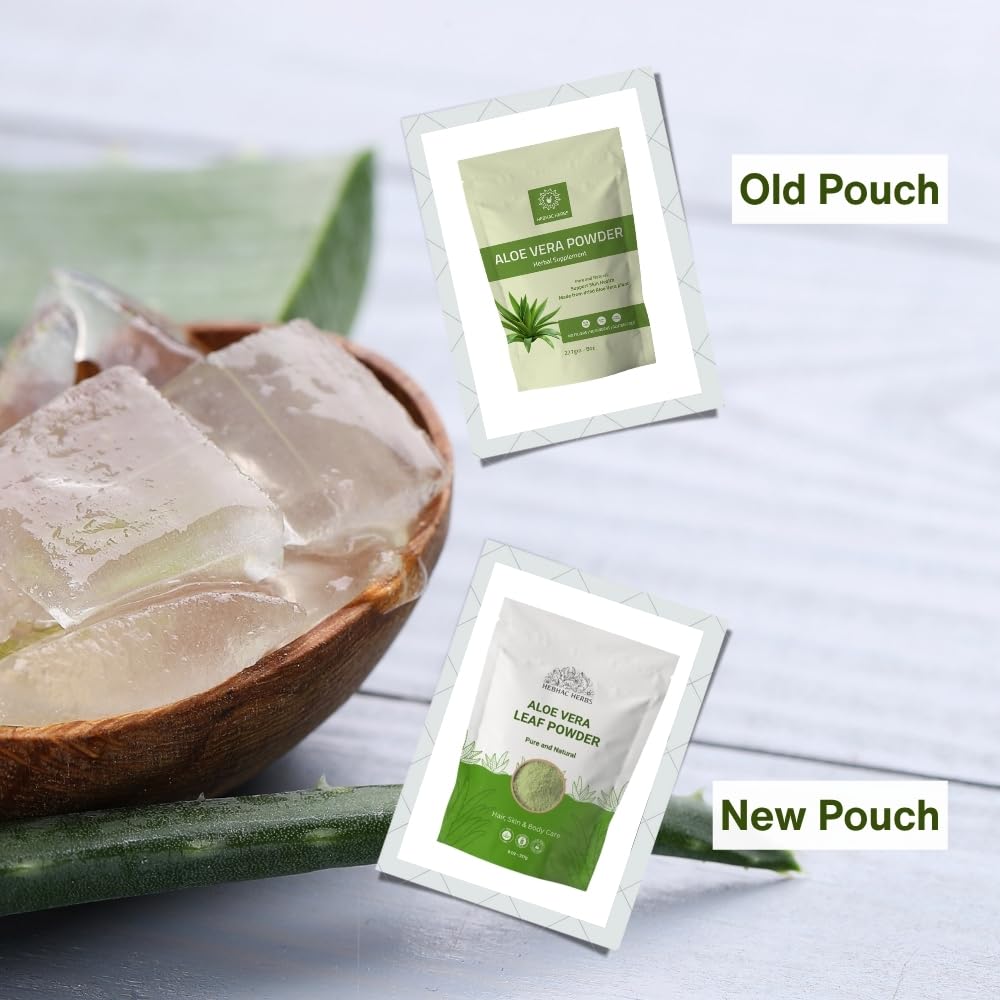 Hebhac Herbs Aloe Vera Powder Organic, 7.95 oz
