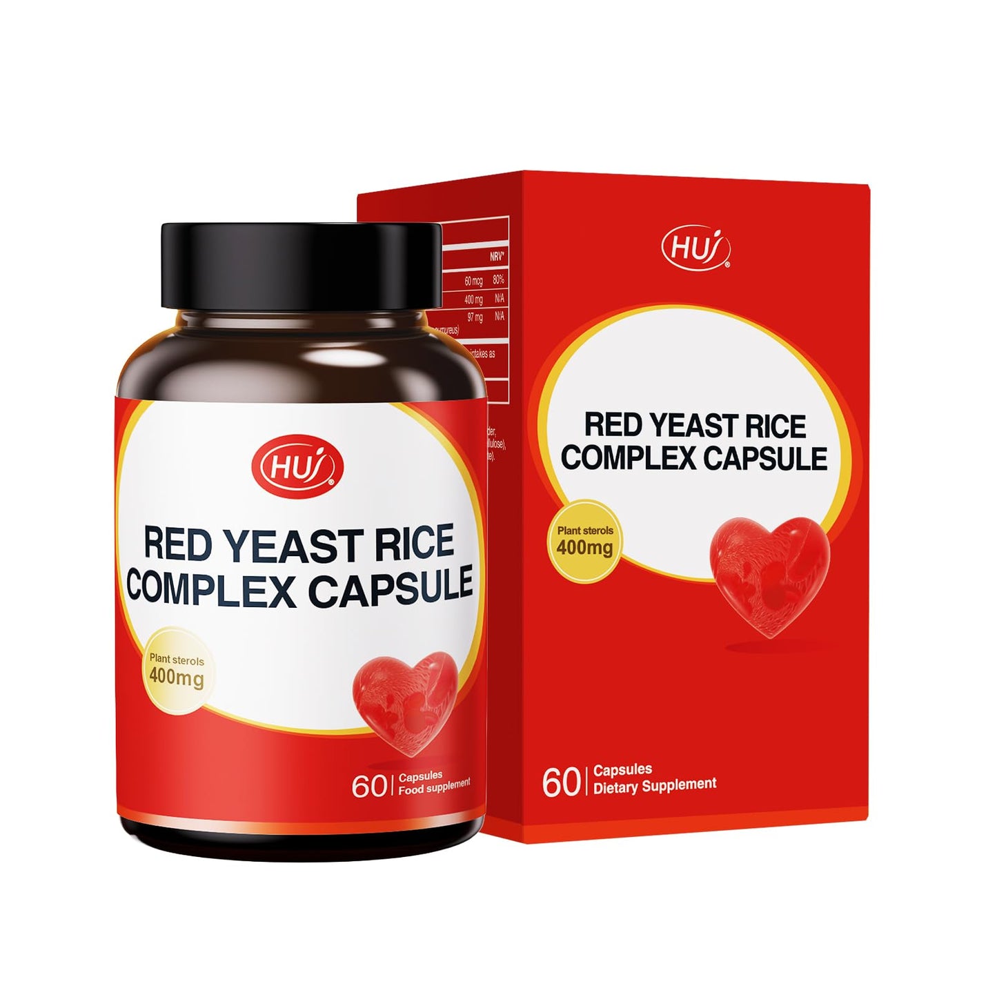 HUJ Red Yeast Rice Complex Capsule 60 Capsules