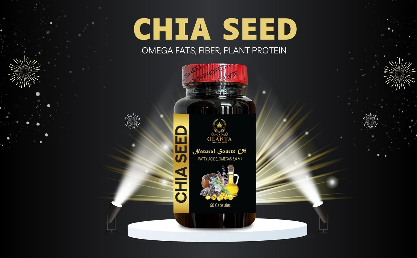 OLANTA TRADE SOLUTION Chia Seed Oil Capsules 60 Capsules
