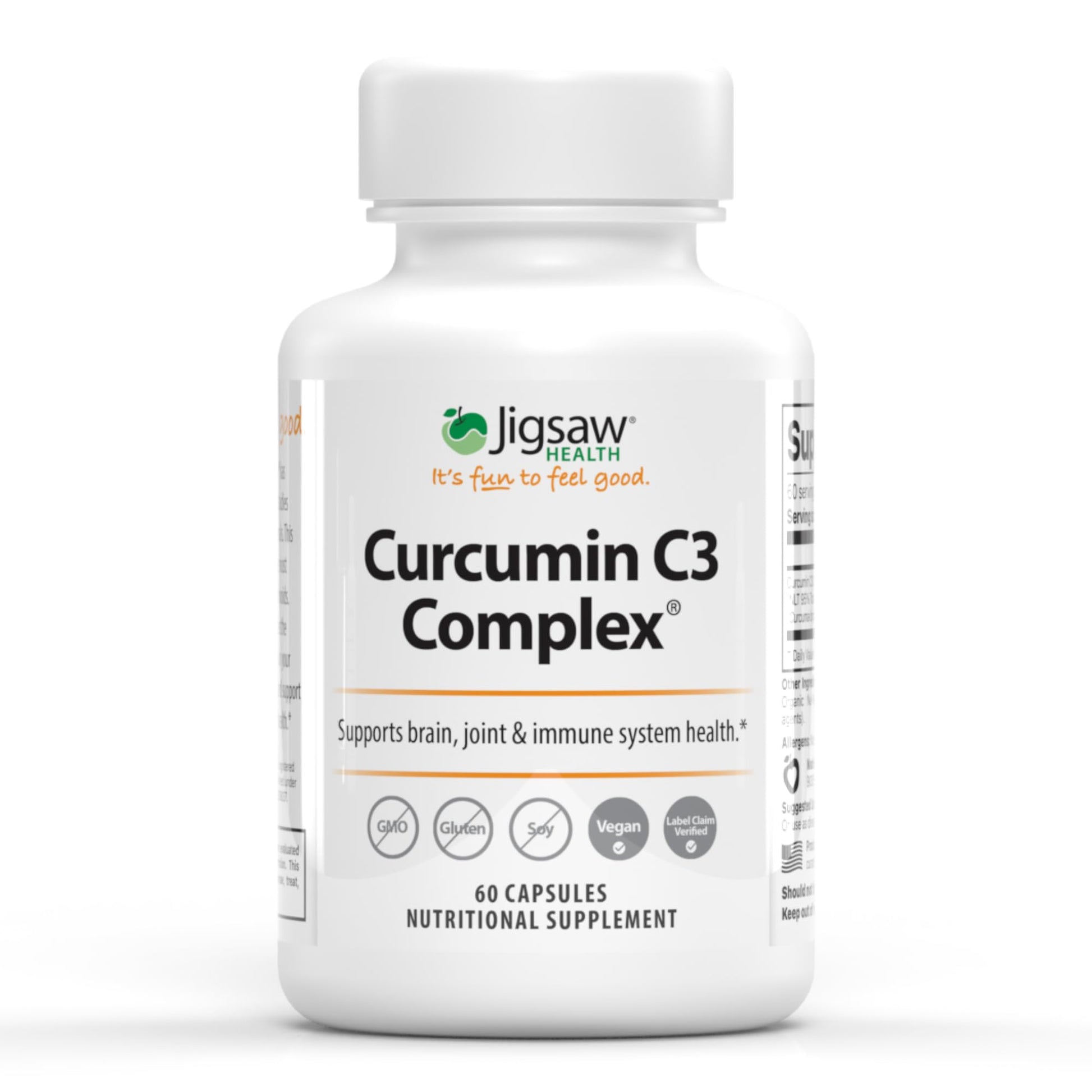 Jigsaw Health Curcumin C3 Complex Capsules, 60 Capsules