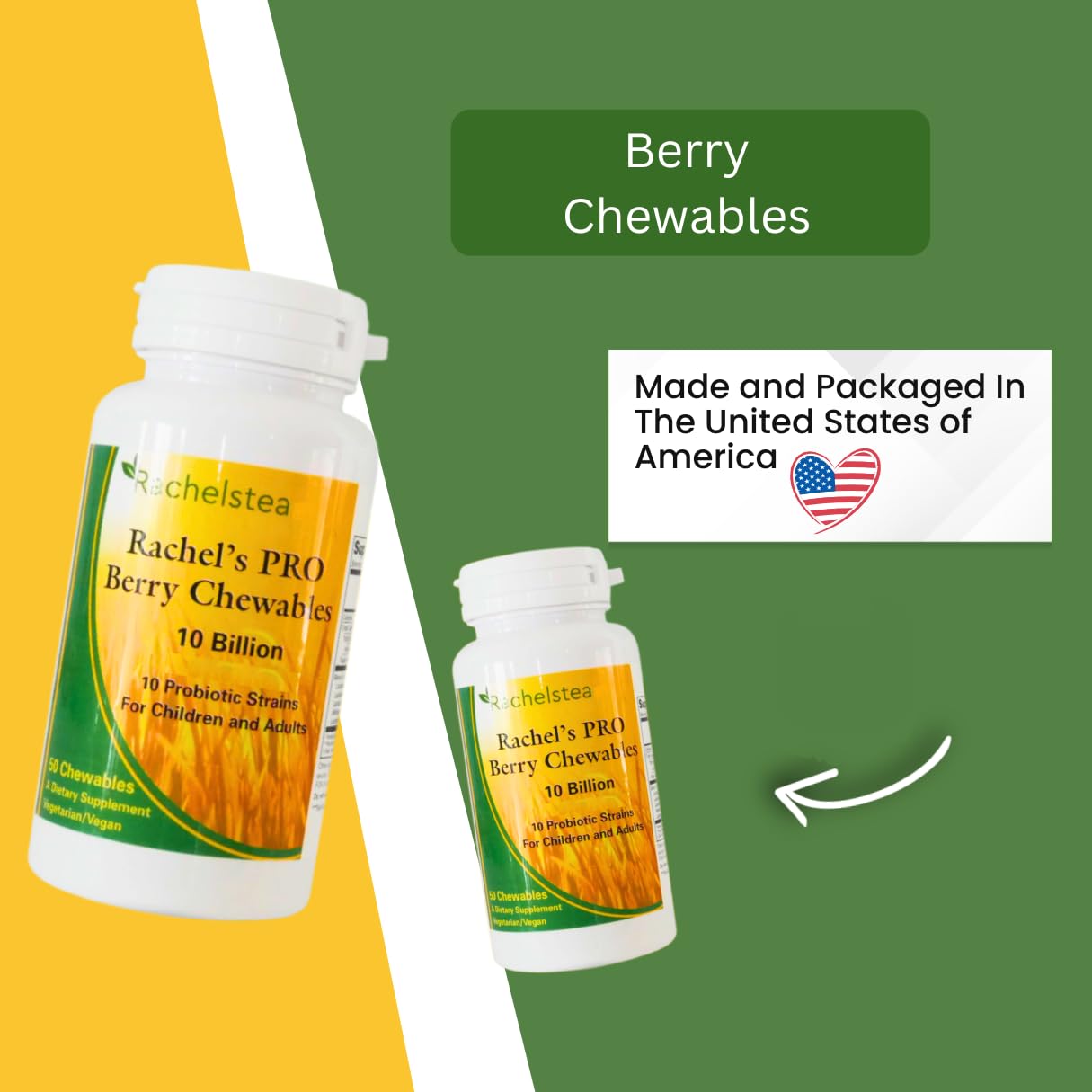 Rachelstea Rachel’s Pro Berry Chewables Chewable 50 Count