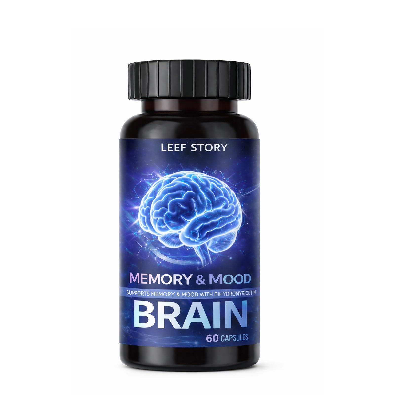 Saphily Leef Story Brain Support Capsules, 60 Capsules