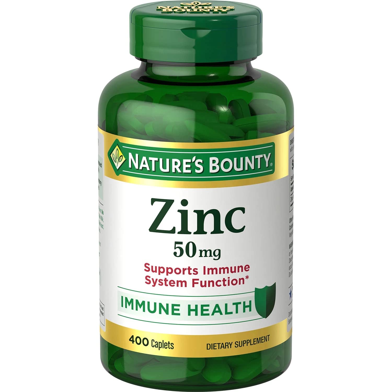 Nature's Bounty Zinc 50 mg Tablet, 400 Count