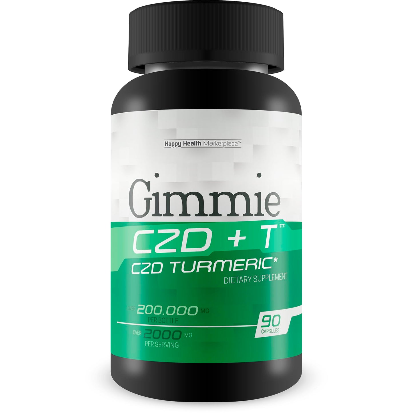 Happy Health Marketplace Gimmie CZD + T - Our Best CDZ Supplement Vitamin C D and Zinc Plus Magnesium Turmeric and More Capsule 90 Count