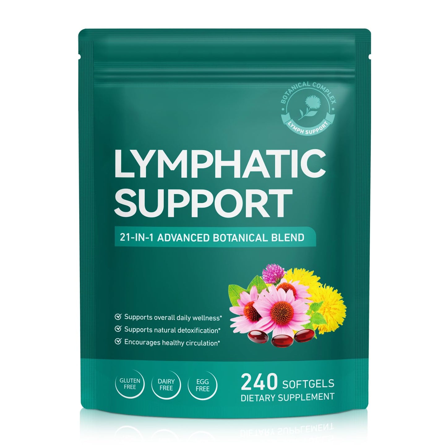 Vawcrn Lymphatic Drainage Supplement Capsules 240