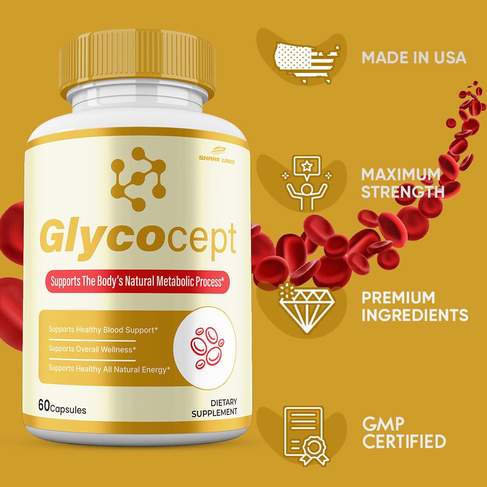 Shark Labs Glycocept Capsules, 60 Count