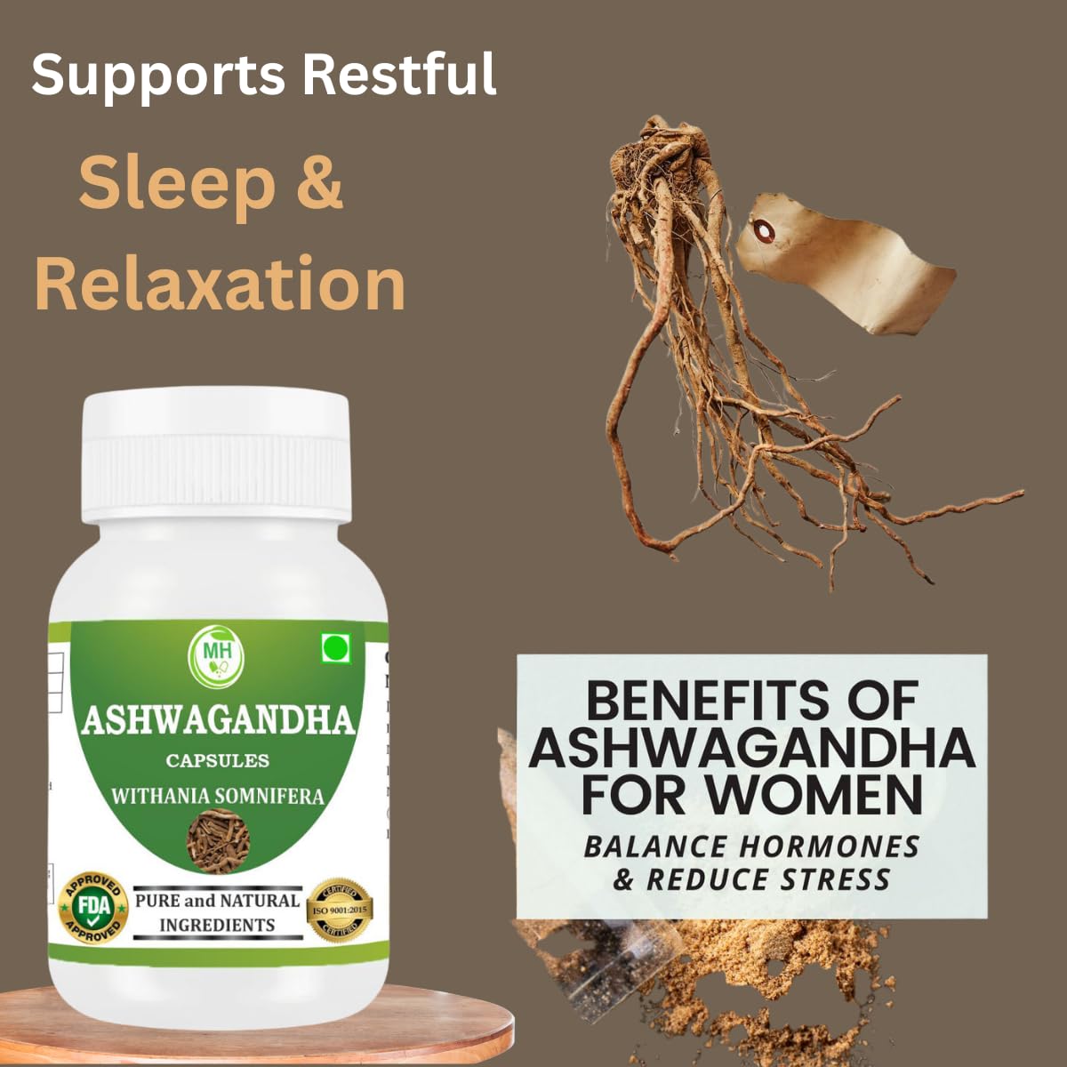 Morsan Healthcare Ashwagandha Capsules 120 Capsules