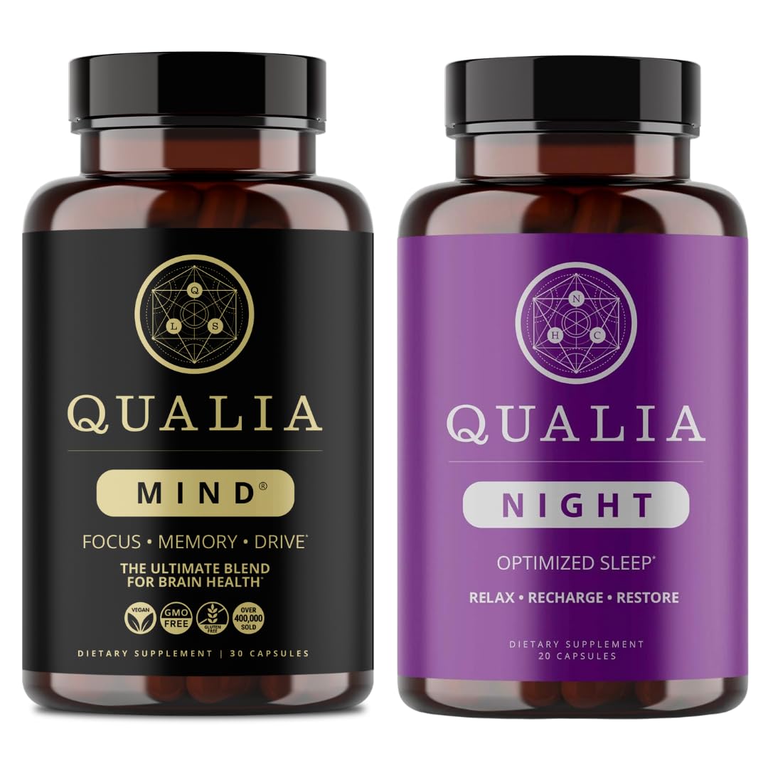 Qualia Life Sciences Qualia Mind & Qualia Night Capsule, 50 Capsules