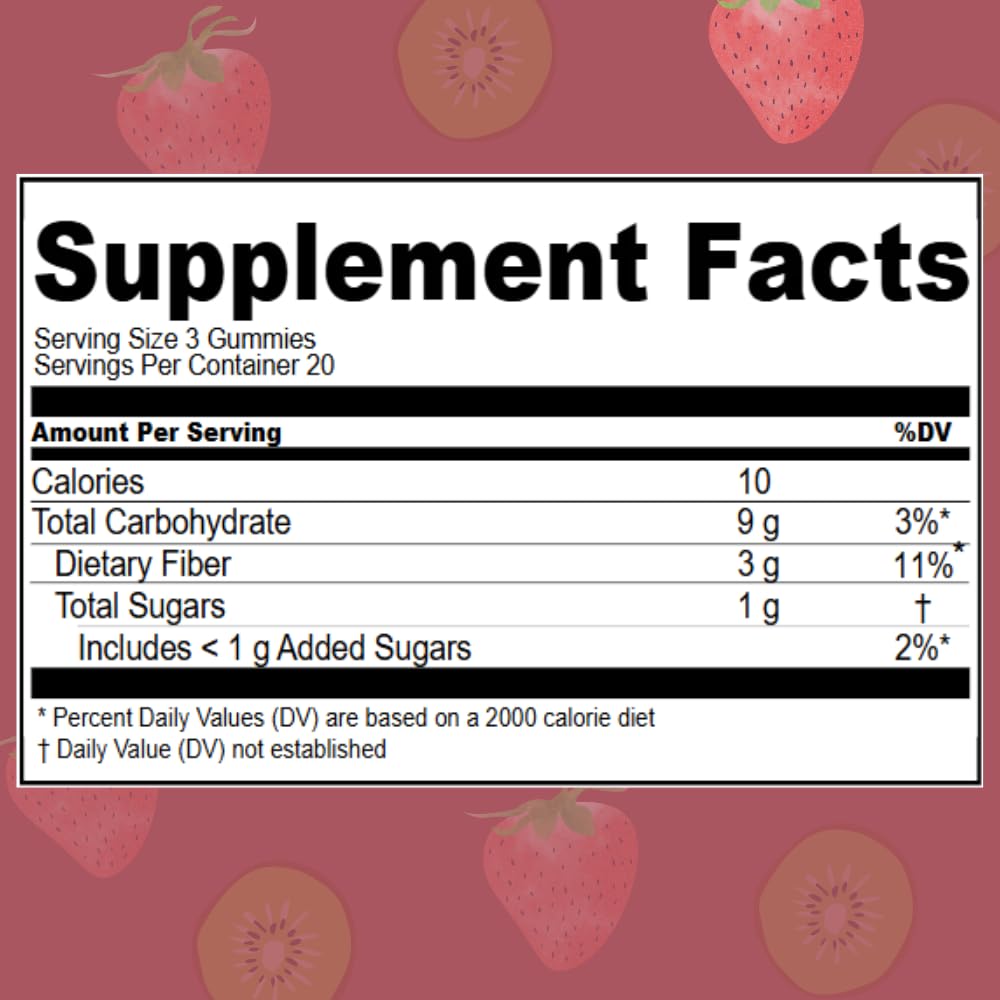 Konsyl Daily Fiber Gummy 60 Count