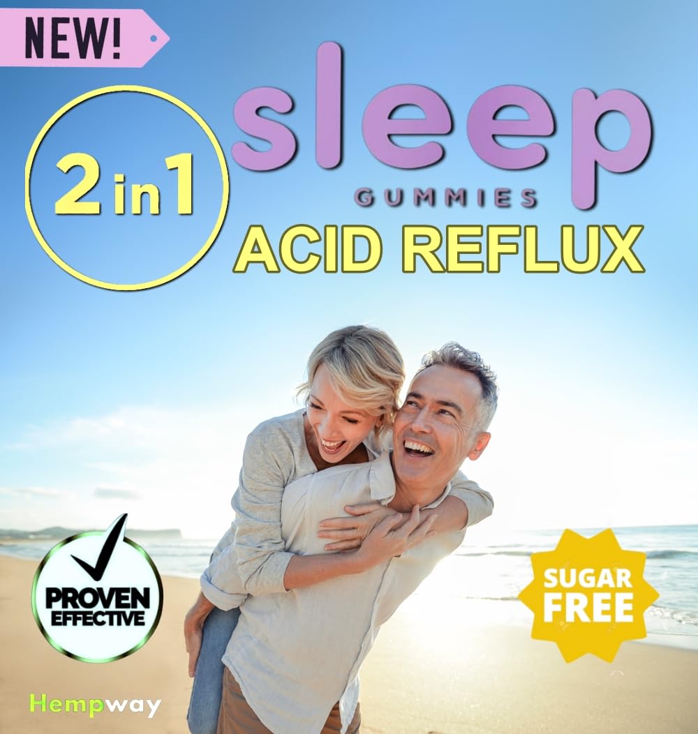 HEMPWAY Reflux Raft Antacid Gummies 60 Count