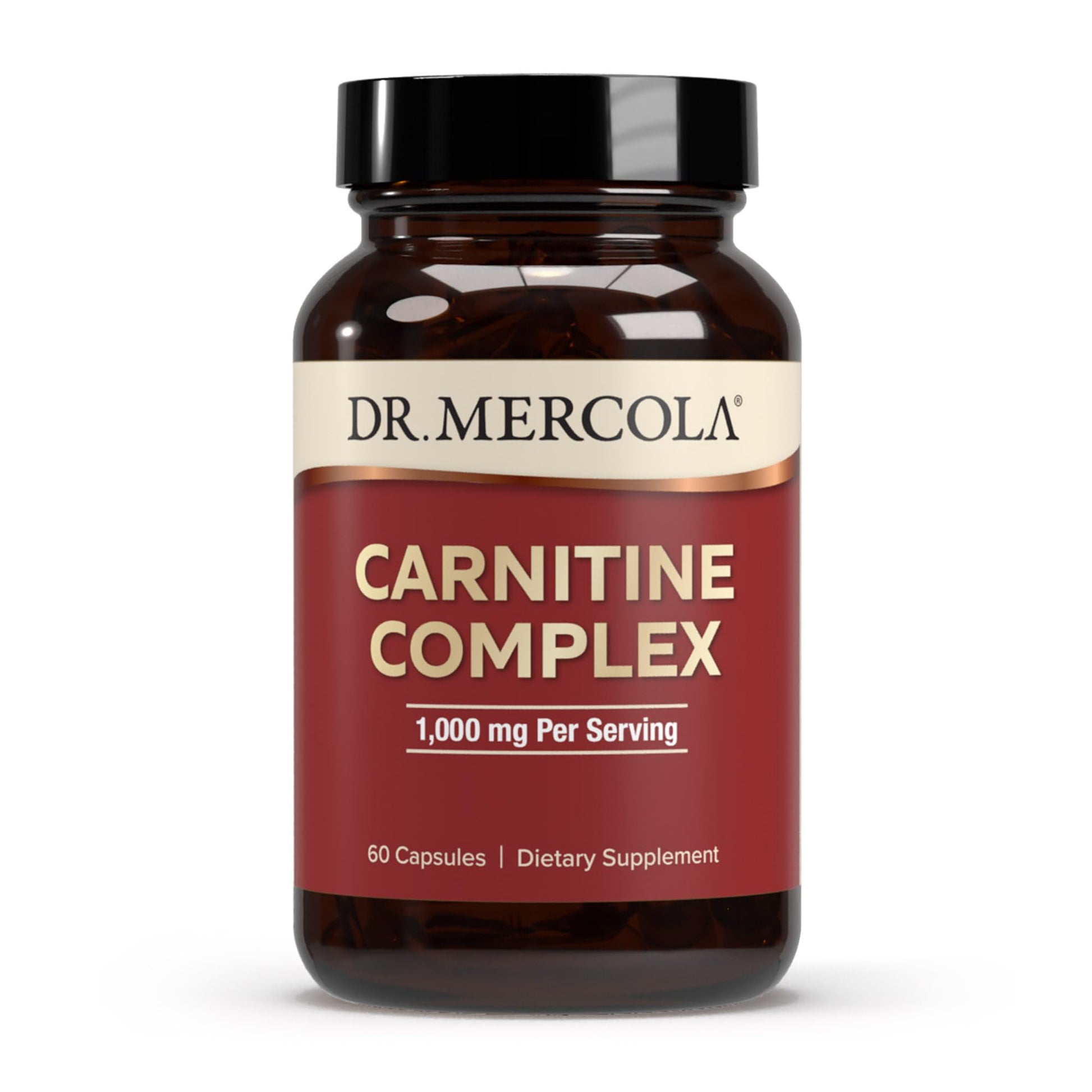 Dr. Mercola Carnitine Complex Capsules, 60 Capsules