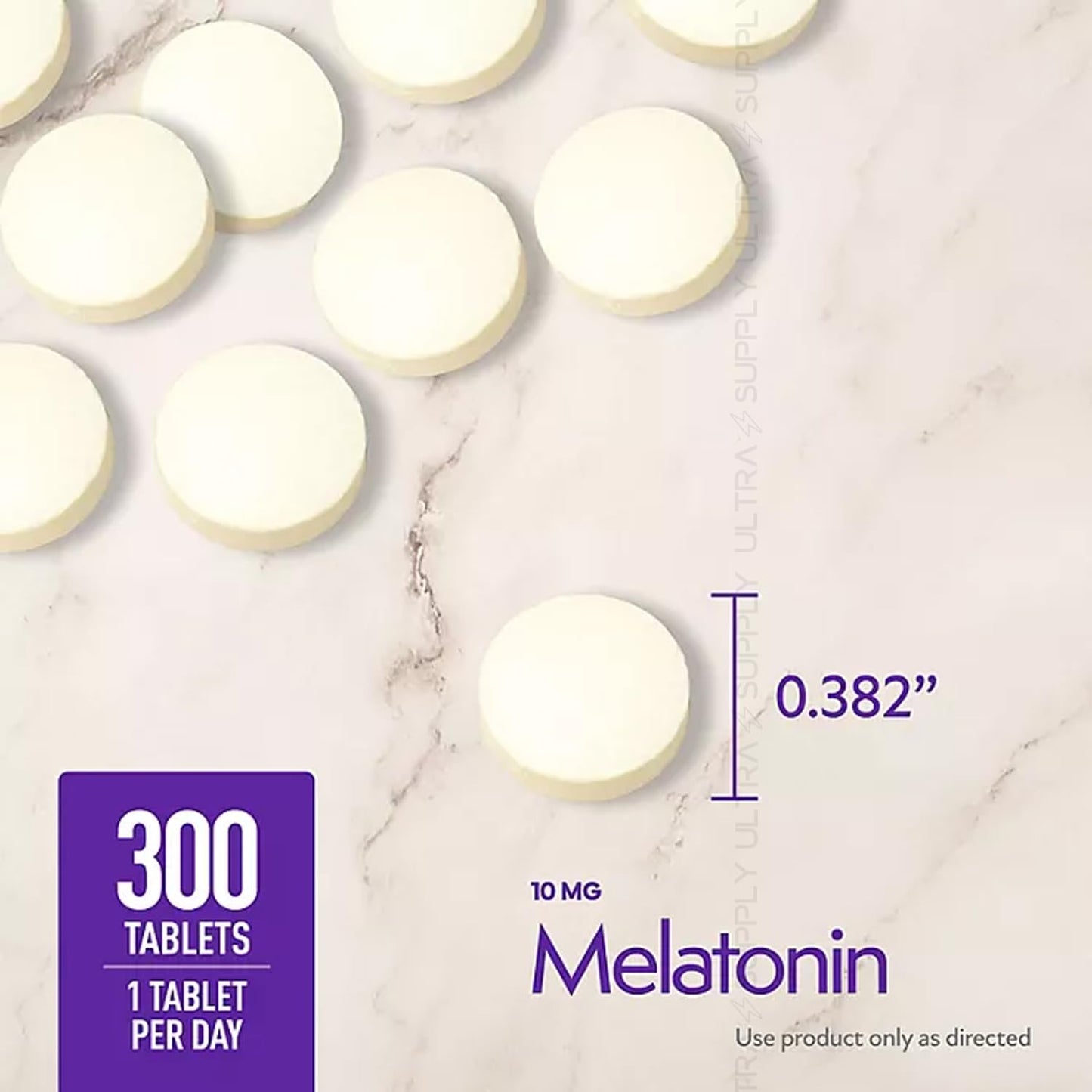 Generic Members Mark Melatonin 10mg Tablets 1 Count